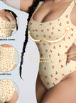 Apricot Cherry Print / UK 18
