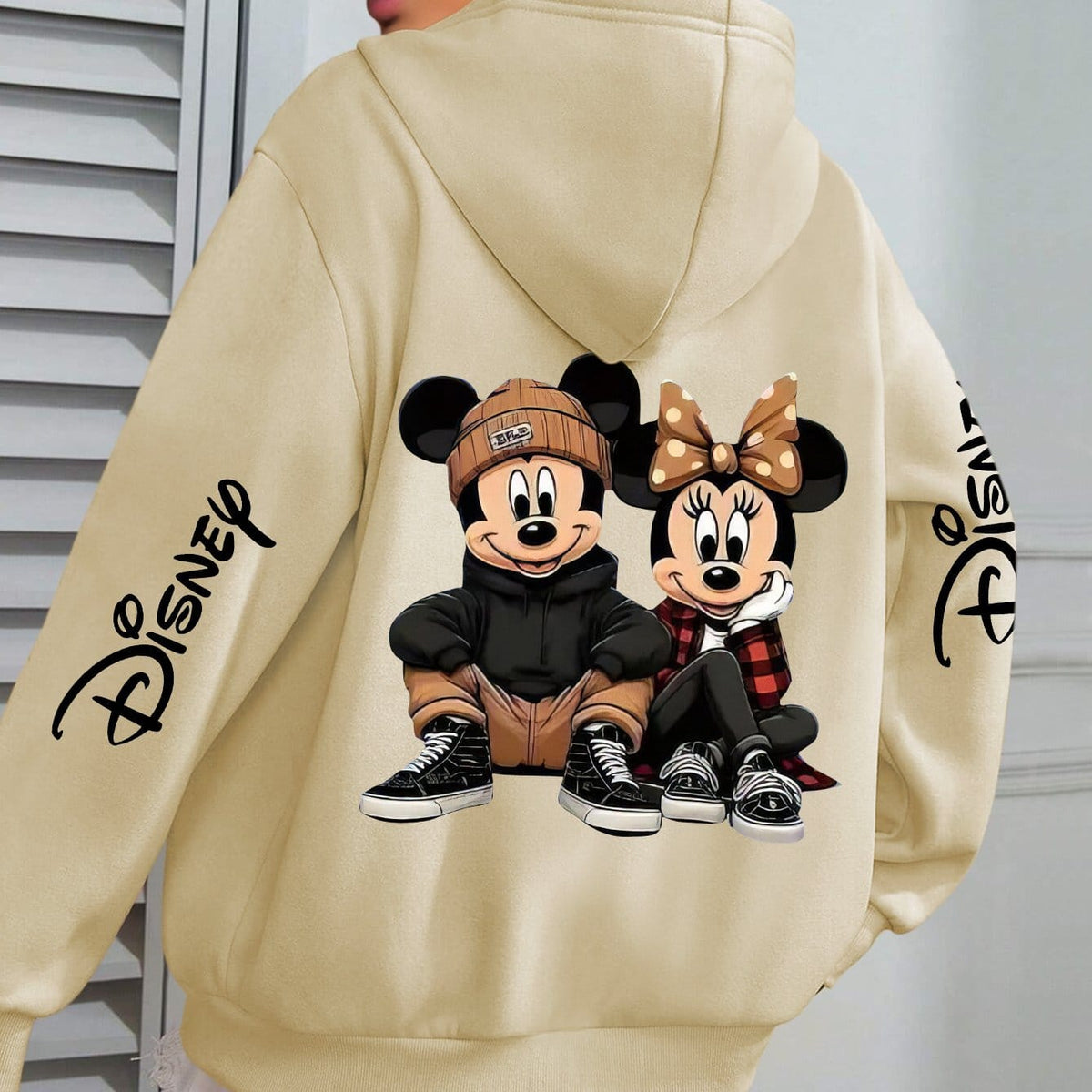 jkthpu-45 Apricot / UK 16 Plus Size - Disney Mickey & Minnie Mouse