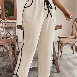 jkthpu-45 Apricot / UK 16 Plus Size - Women'S Plus Size Elegant Contrast