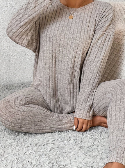 jkthpu-45 Apricot / UK 18 Autumn and Winter Large Size Slimming Long Sleeve