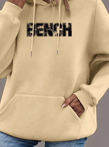 jkthpu-45 Apricot / UK 18 Plus Size - Plus Size Women'S Oversized Hoodie
