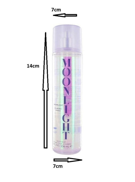 KissICON Ariana Grande Ladies Womens Moonlight Body Mist 236ml Ariana Grande Moonlight Body Mist Enchanting