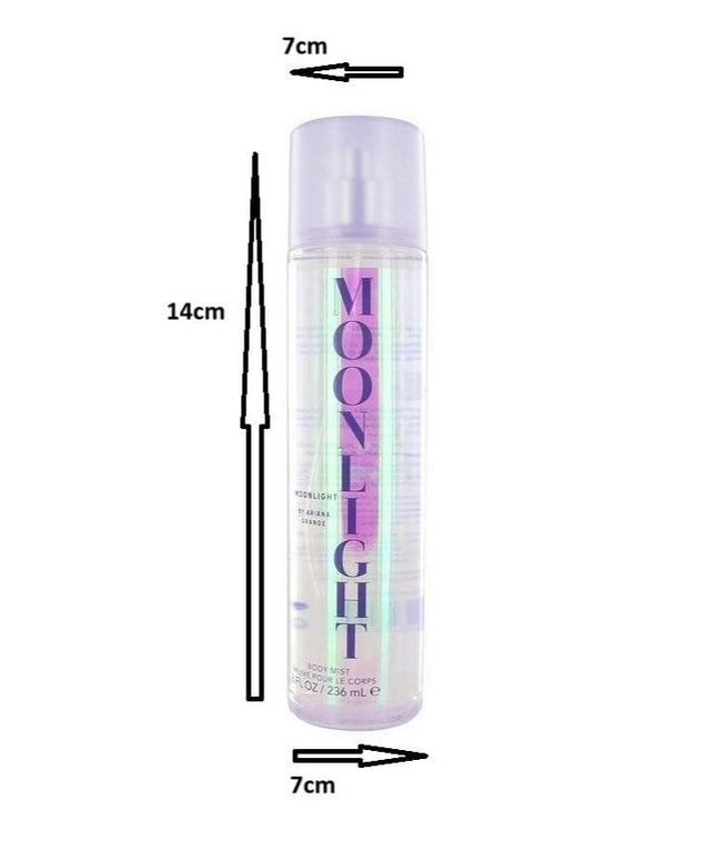KissICON Ariana Grande Ladies Womens Moonlight Body Mist 236ml Ariana Grande Moonlight Body Mist Enchanting