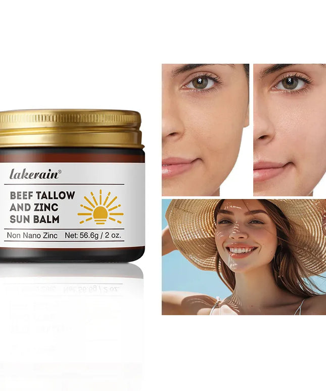 KissICON army green 💋 Beef Tallow Zinc Sun Balm Sunscreen Makeup