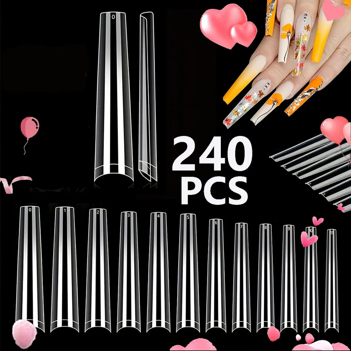 KissICON army green KissIcon Short Almond Nail Tips Clear Gel Press
