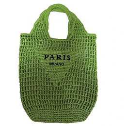 KissICON army green Urban Women's Handbag – Embroidered Letter Mesh