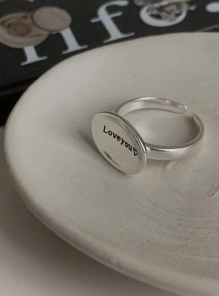 KissICON as picture Bfclub Silver Geometric Ring – Handmade Gift