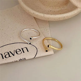 KissICON as picture Bfclub Silver Geometric Ring – Handmade Gift