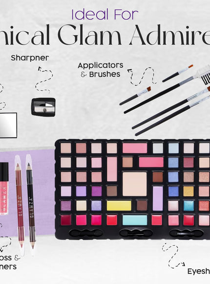 KissICON As shown UK 68pc Makeup Set – Travel Gift