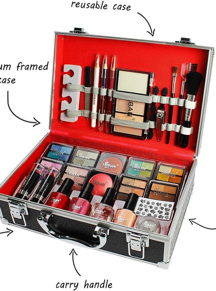 KissICON As Shown UK Local 76pc Makeup Kit W Vanity Case – Teengift Glam