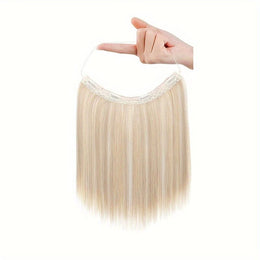 KissICON Ash Blonde with Highlights / 12inch KissIcon 12in Invisible Wire Hair Extensions - Secure