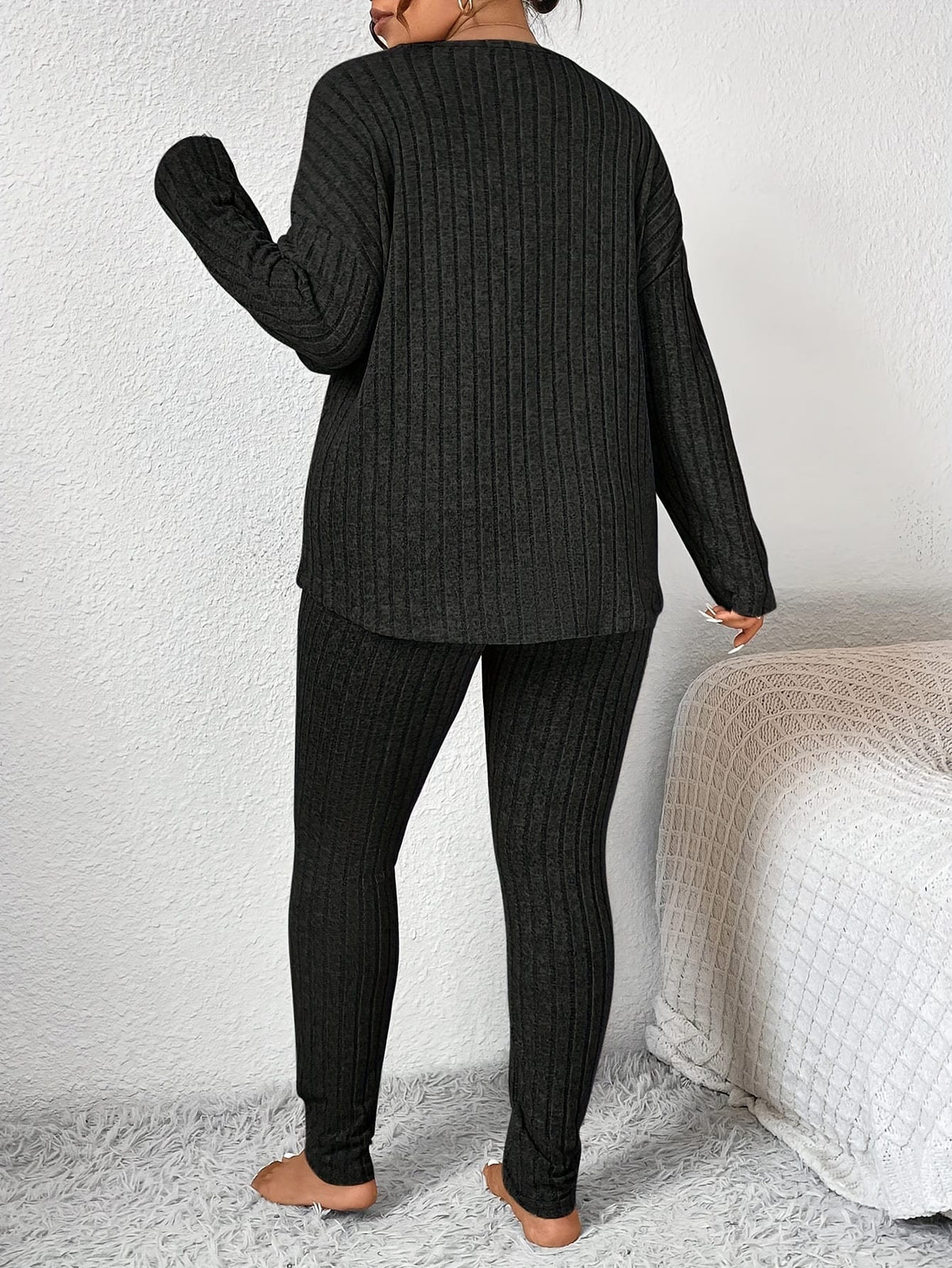 jkthpu-45 Autumn and Winter Large Size Slimming Long Sleeve
