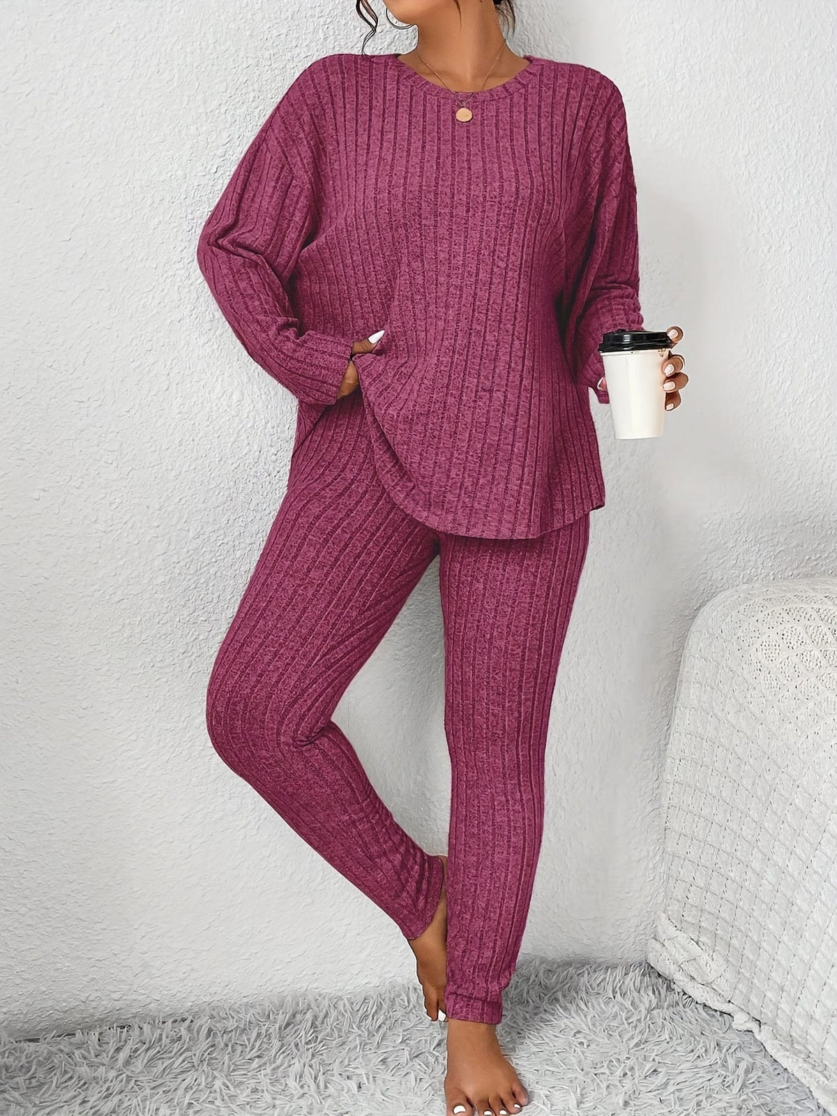 jkthpu-45 Autumn and Winter Large Size Slimming Long Sleeve
