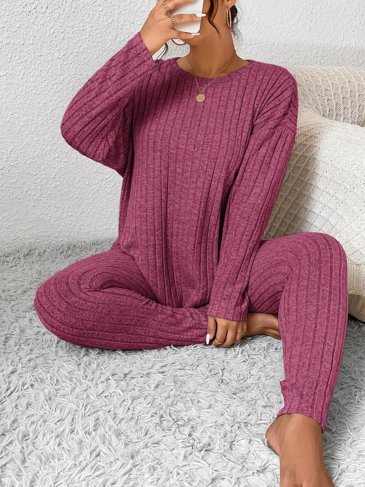 jkthpu-45 Autumn and Winter Large Size Slimming Long Sleeve