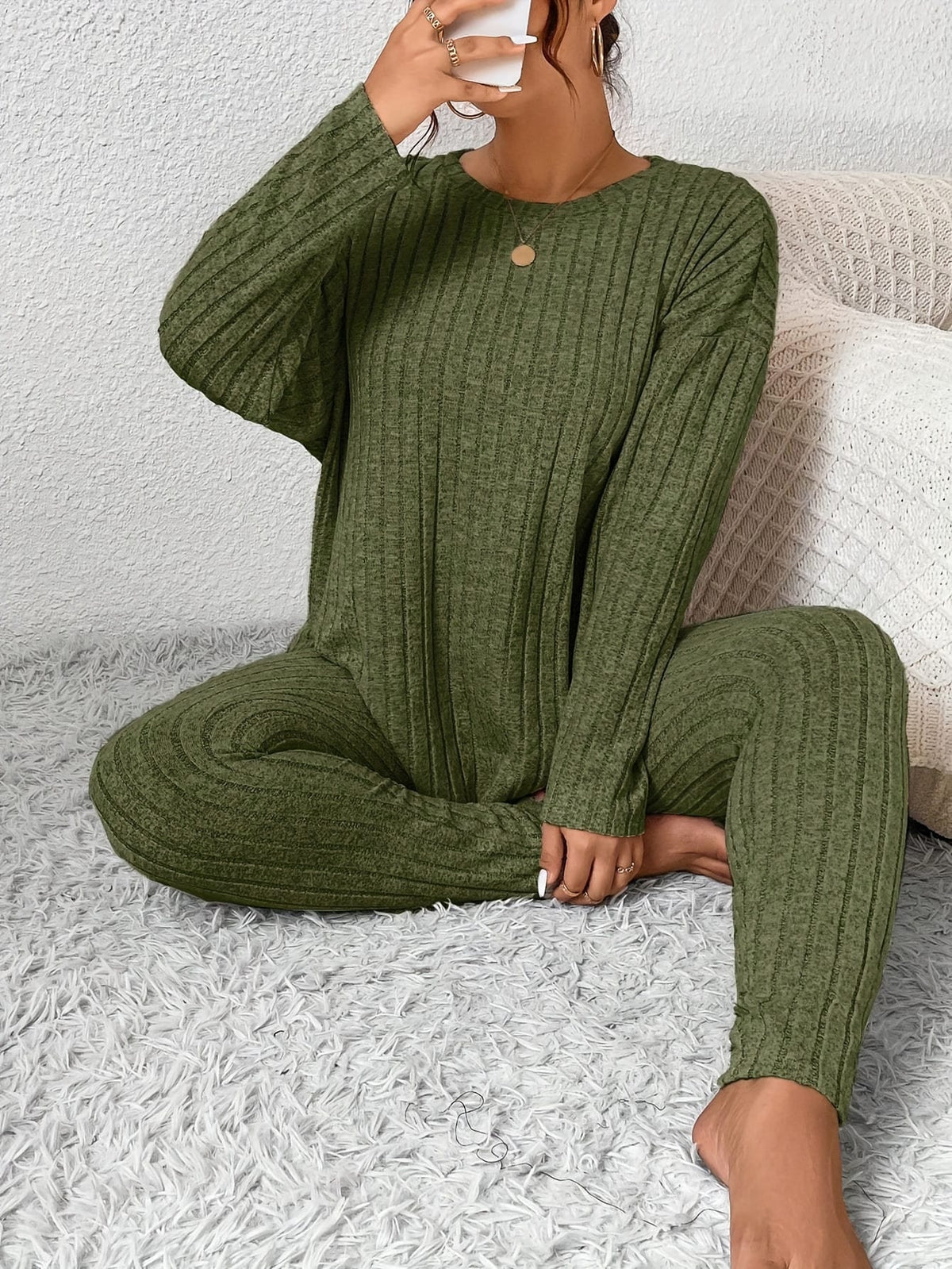 jkthpu-45 Autumn and Winter Large Size Slimming Long Sleeve