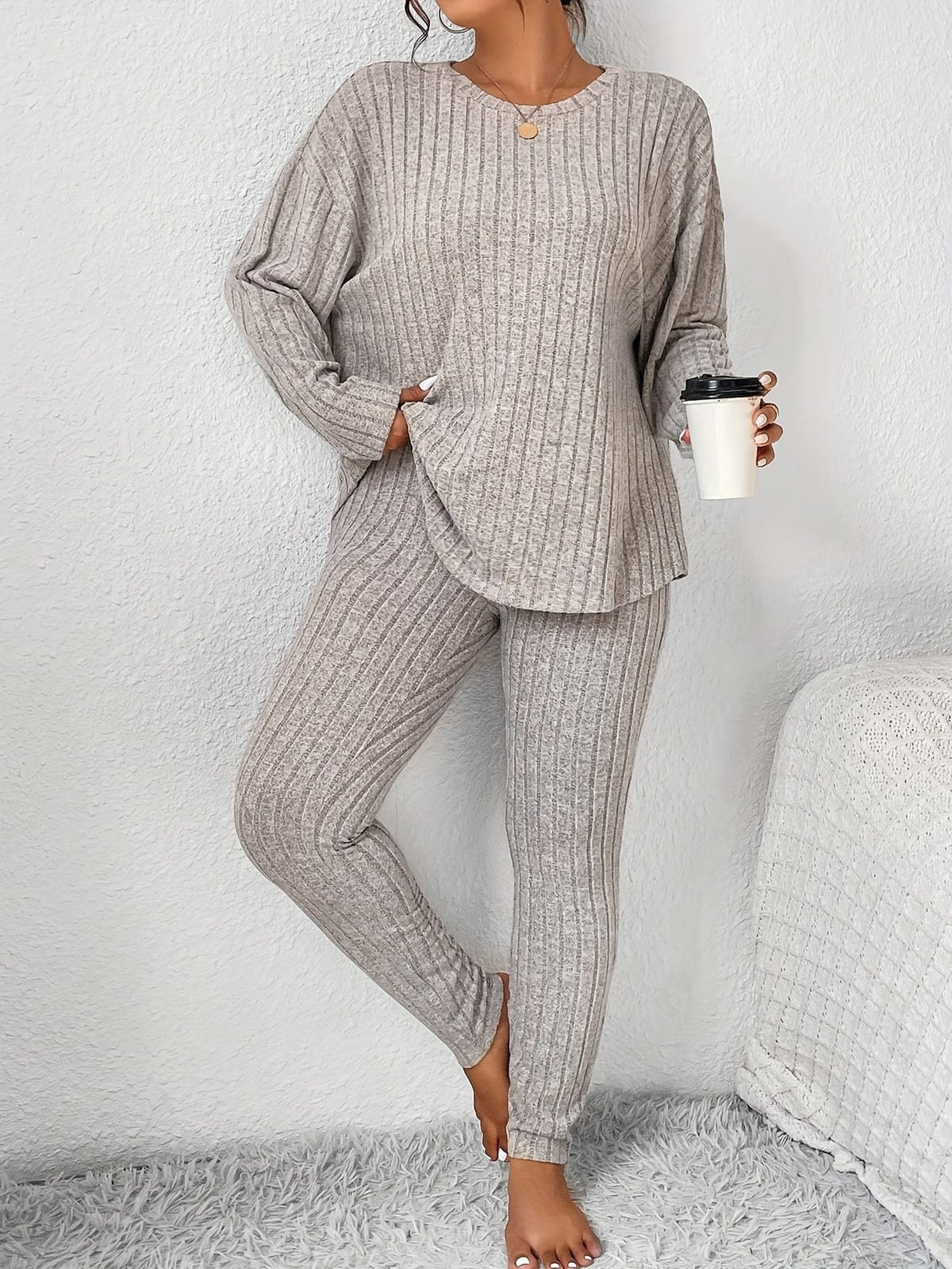 jkthpu-45 Autumn and Winter Large Size Slimming Long Sleeve