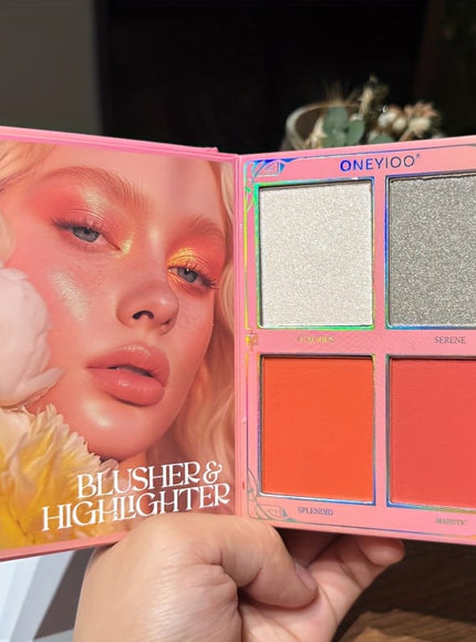 KissICON AZ-221 Az221 3page Book Makeup Palette Red