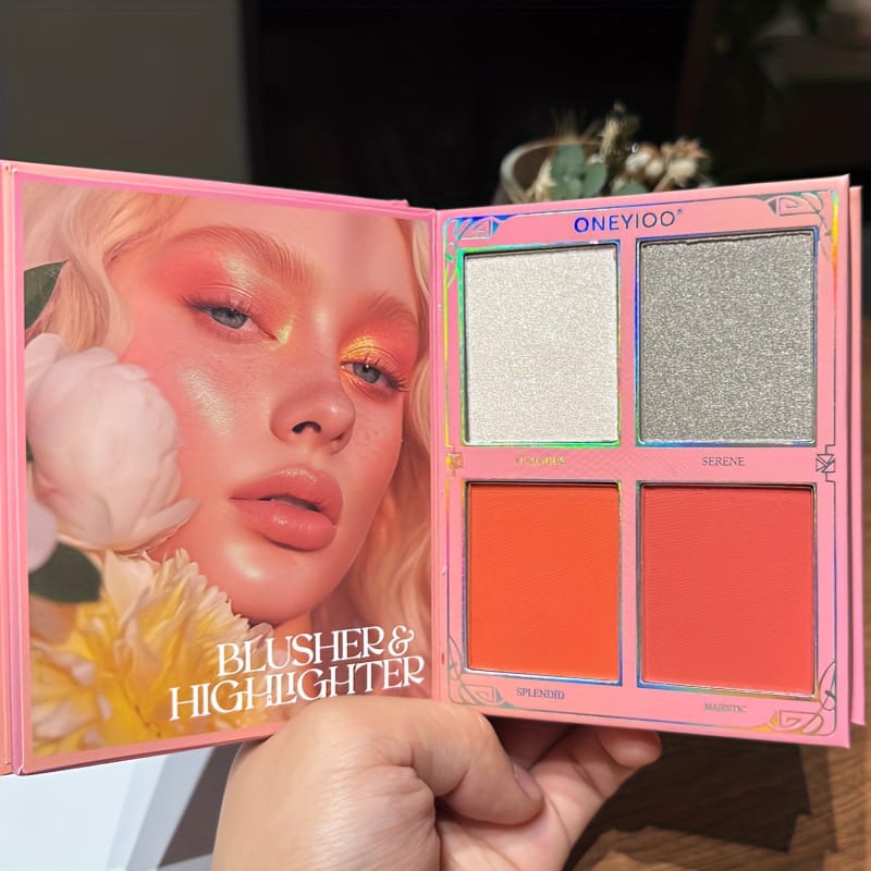 KissICON AZ-221 Az221 3page Book Makeup Palette Red