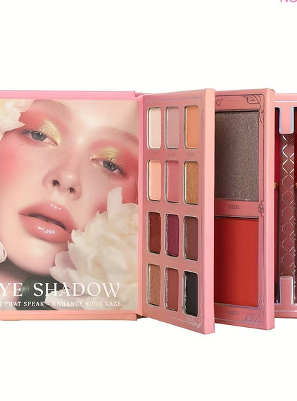 KissICON AZ-221 Az221 3page Book Makeup Palette Red