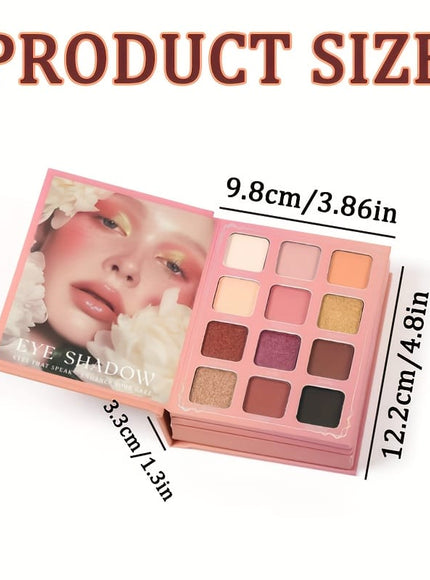 KissICON AZ-221 Az221 3page Book Makeup Palette Red
