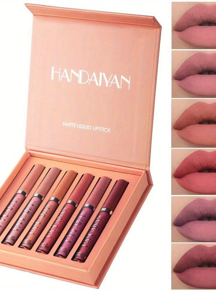KissICON #B KissIcon 6pcs Lipstick Set - Smudge Proof Satin