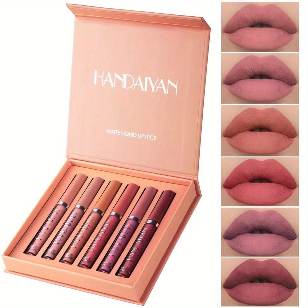 KissICON #B KissIcon 6pcs Lipstick Set - Smudge Proof Satin