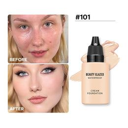 KissICON b165-1 / 16ml KissIcon Beauty Glazed 24Hr Matte Foundation - Waterproof