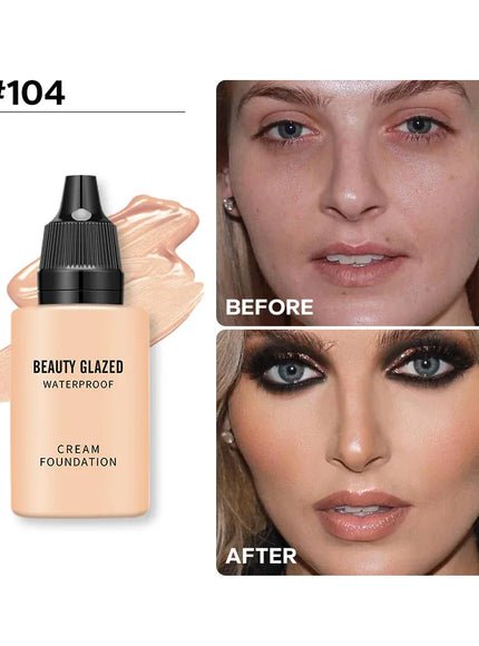 KissICON b165-4 / 16ml KissIcon Beauty Glazed 24Hr Matte Foundation - Waterproof