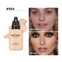 KissICON b165-4 / 16ml KissIcon Beauty Glazed 24Hr Matte Foundation - Waterproof
