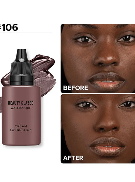 KissICON b165-6 / 16ml KissIcon Beauty Glazed 24Hr Matte Foundation - Waterproof