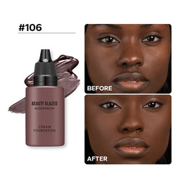 KissICON b165-6 / 16ml KissIcon Beauty Glazed 24Hr Matte Foundation - Waterproof