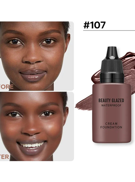 KissICON b165-7 / 16ml KissIcon Beauty Glazed 24Hr Matte Foundation - Waterproof