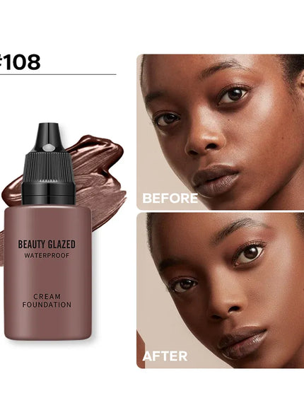 KissICON b165-8 / 16ml KissIcon Beauty Glazed 24Hr Matte Foundation - Waterproof