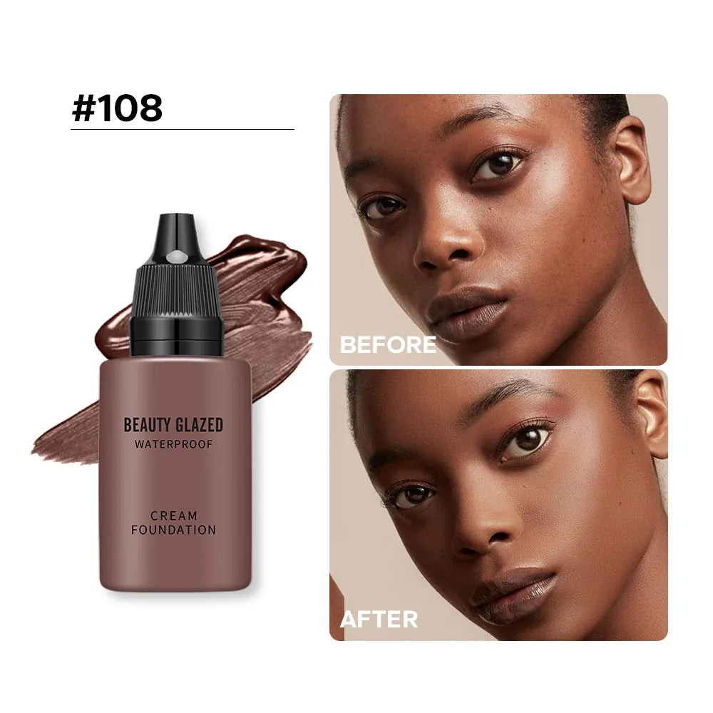 KissICON b165-8 / 16ml KissIcon Beauty Glazed 24Hr Matte Foundation - Waterproof