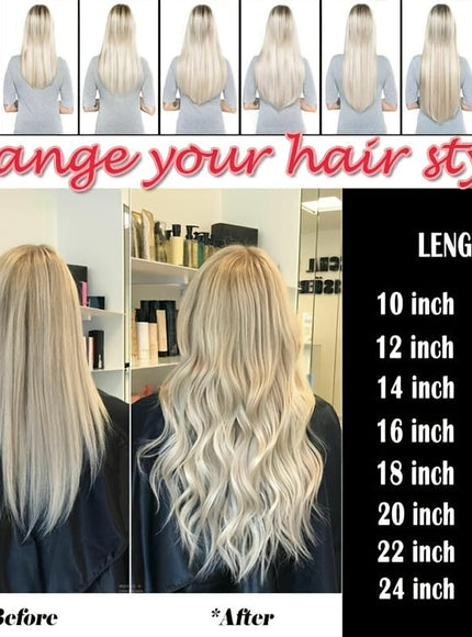 KissIcon Natural Hair Extensions Invisible Remy Micro Ring