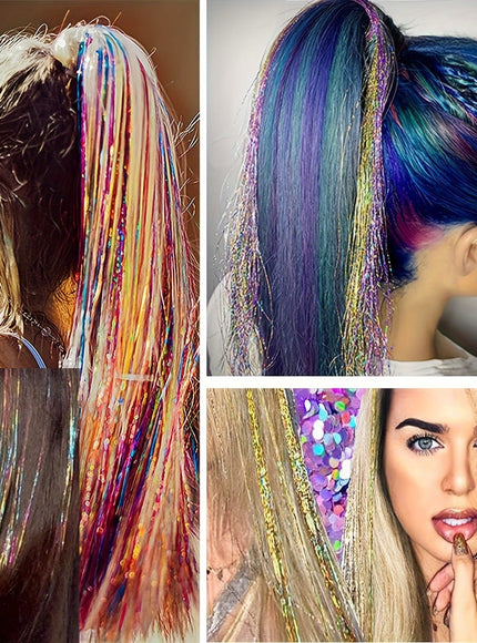 Kissicon Hair Tinsel Kit Heat Resistant