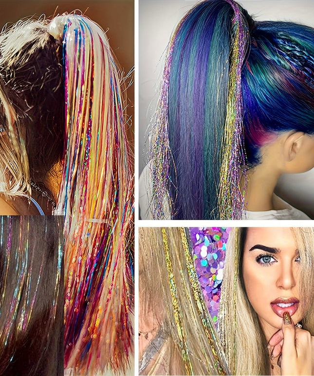 Kissicon Hair Tinsel Kit Heat Resistant