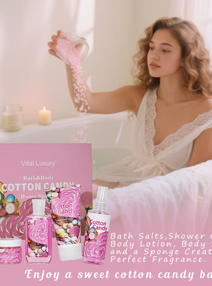 KissICON 5pcs [KissIcon] Candy Scent Bath Set - Luxurious 5pc