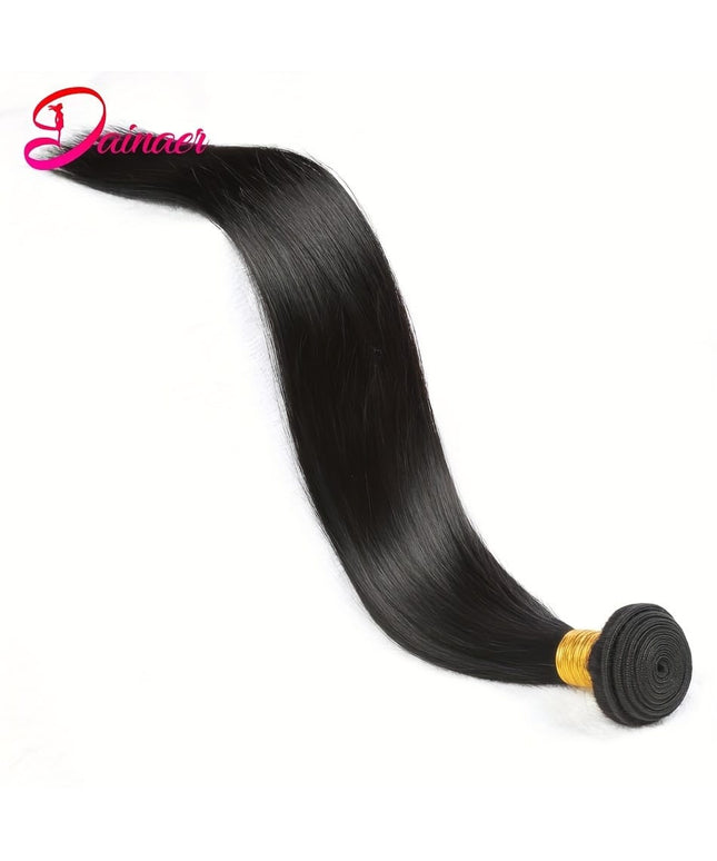 KissIcon Brazilian Straight Hair Bundles 12-26in - Natural