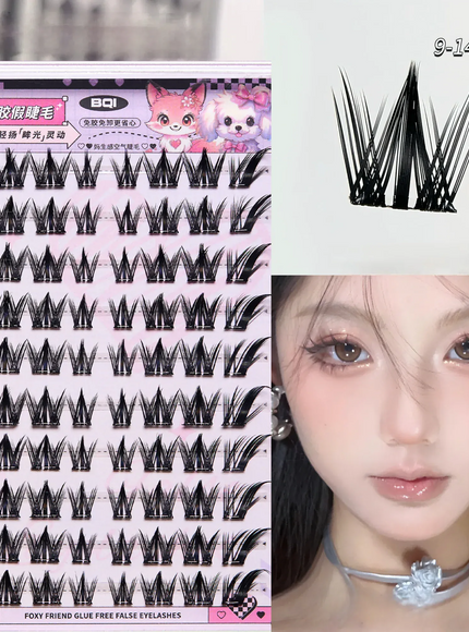 KissICON B7787 KissIcon False Eyelashes 10-12mm C Curl - Self