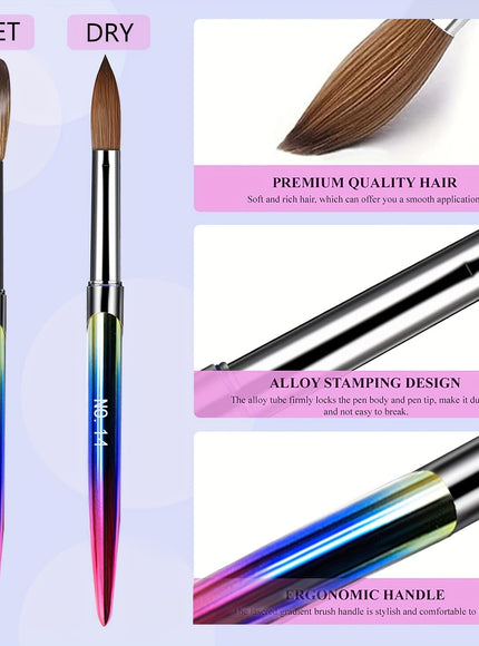 KissIcon Gradient Art Brush Set - Non Toxic