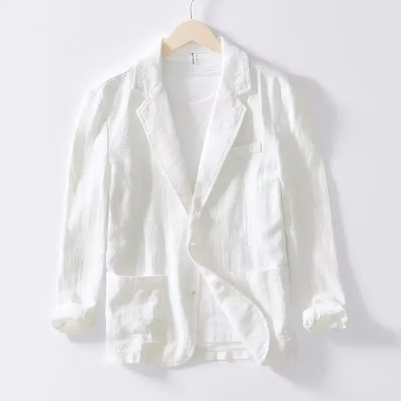KissICON Bai / XXL Lightweight 100 Cotton Mens Summer Business Blazer