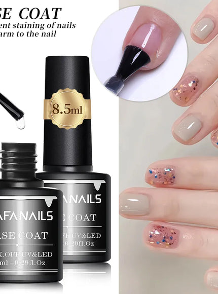 KissICON base coat 1pcs 7.3ml White Gel Nail Polish French Manicure