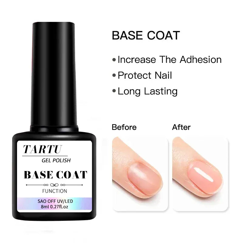 KissICON BASE COAT KissIcon Gel Nail Art Set Soak Off Base