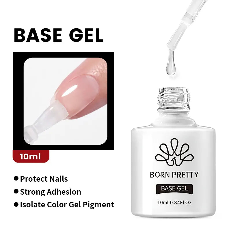 KissICON Base Gel-10ml KissIcon Born Pretty 6 In 1 Nail Glue
