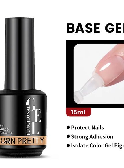 KissICON Base Gel KissIcon Born Milky Pink Rubber Base Gel 15ml
