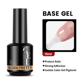KissICON Base Gel KissIcon Born Milky Pink Rubber Base Gel 15ml
