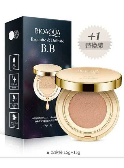 KissICON BB Air Cushion Foundation CC Cream Concealer Waterproof