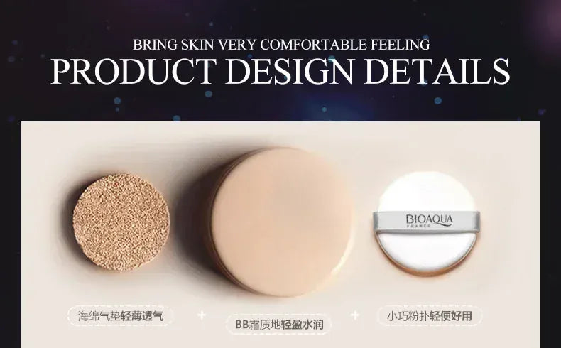KissICON BB Air Cushion Foundation CC Cream Concealer Waterproof