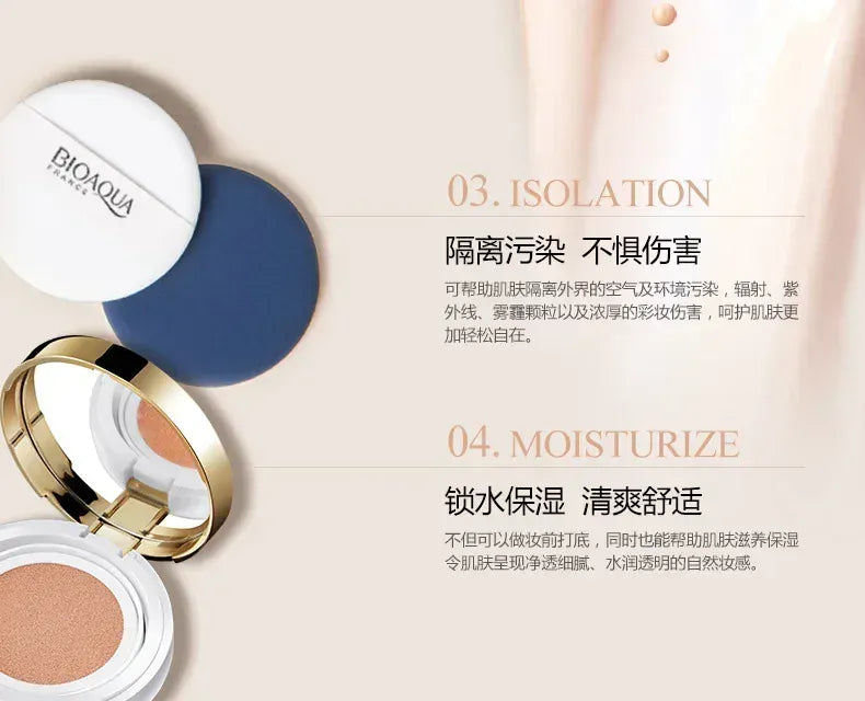 KissICON BB Air Cushion Foundation CC Cream Concealer Waterproof